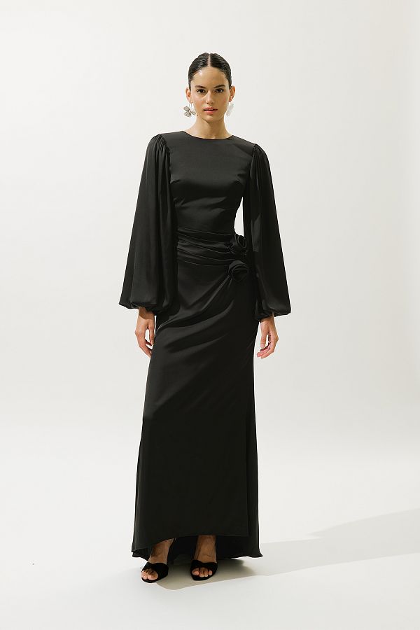 Manuka-LEONA ABENDKLEID SCHWARZ 1