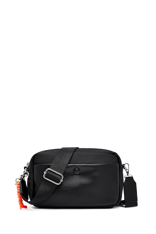 Derimod-Women's Black Accessory Detailed Crossbody Bag 25Sbd275614 1
