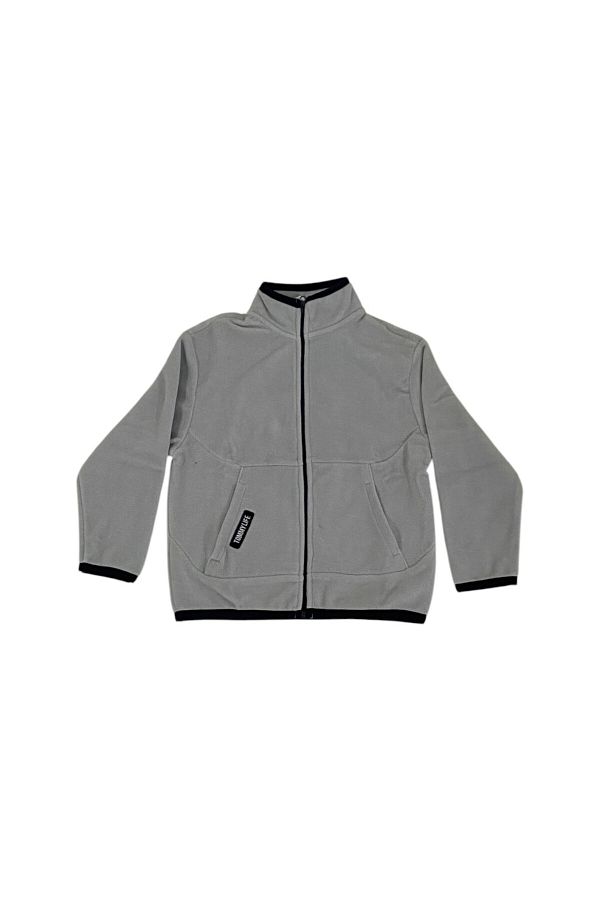 TOMMY LIFE-Children's Gray Men's Waiter Jacket Stand Collar Tracksuit Top T16Eg-11231-010 1