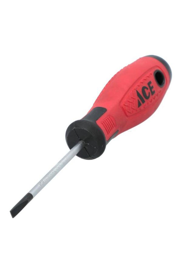 Generic-مفك براغي مسطح بمقبض مبطن من ACE متعدد الألوان 4 × 75 مم YF-SS02 1