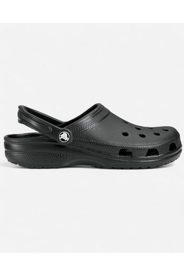 Crocs-Papuci negri unisex pentru utilizare zilnică confortabilă cu logo 10001-001 1