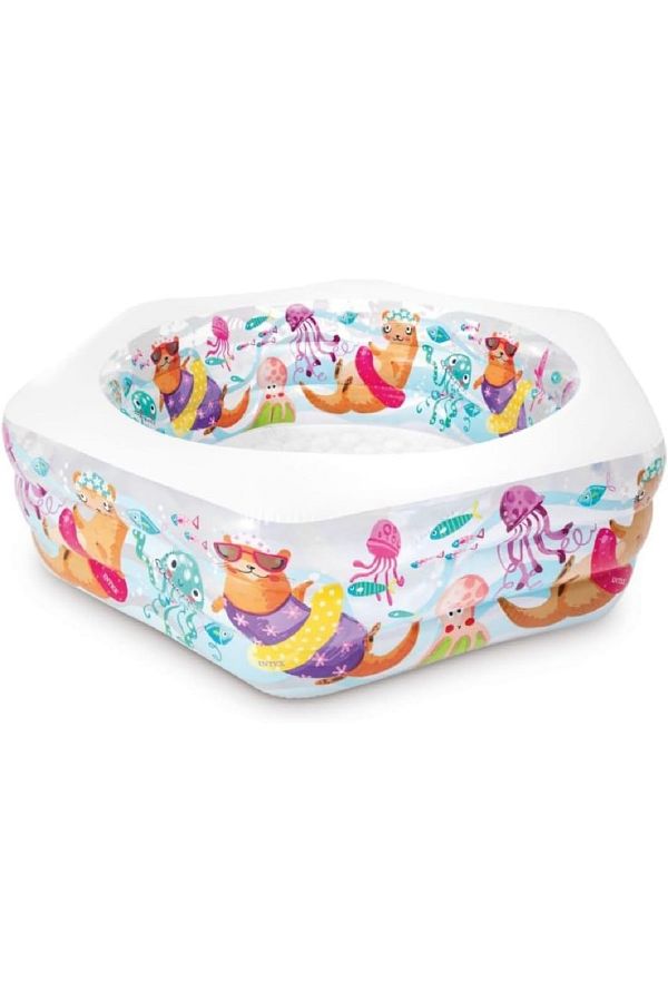 Intex-Ocean Reef Hexagonal Inflatable Pool 1