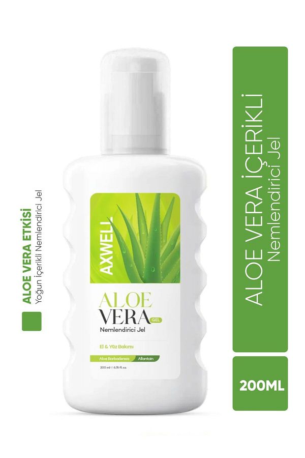 AXWELL-200 ml Aloe Vera Gel - Intensive Moisturizing and Soothing Effect 1
