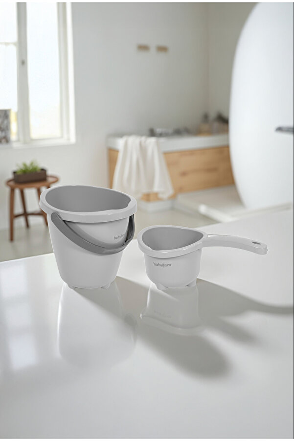 Babyjem Elegant Bebek Su Kovası & Elegant Bebek Su Maşrapası -  2'Li Set