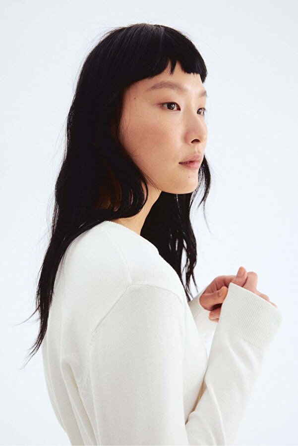 H&M Fine-knit cardigan- Trendyol