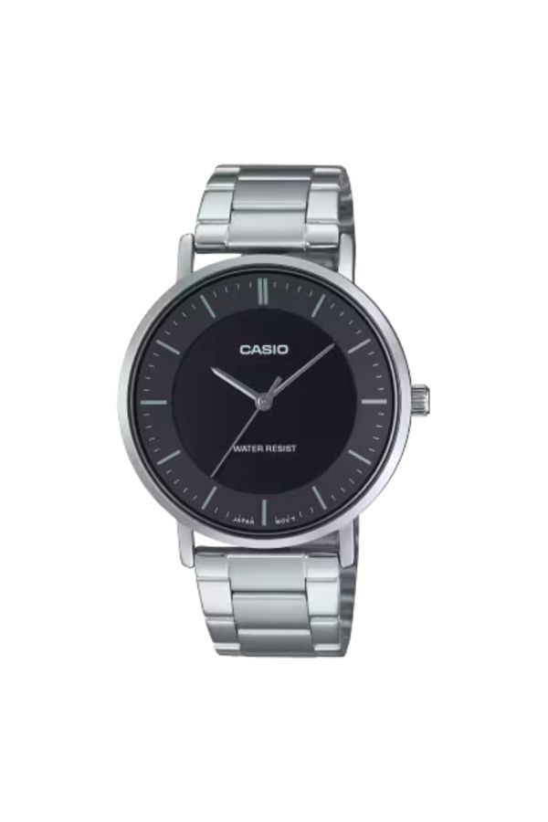 Casio-CASIO Men's Analog Black Dial Watch - MTP-VT04D-1EDF 1