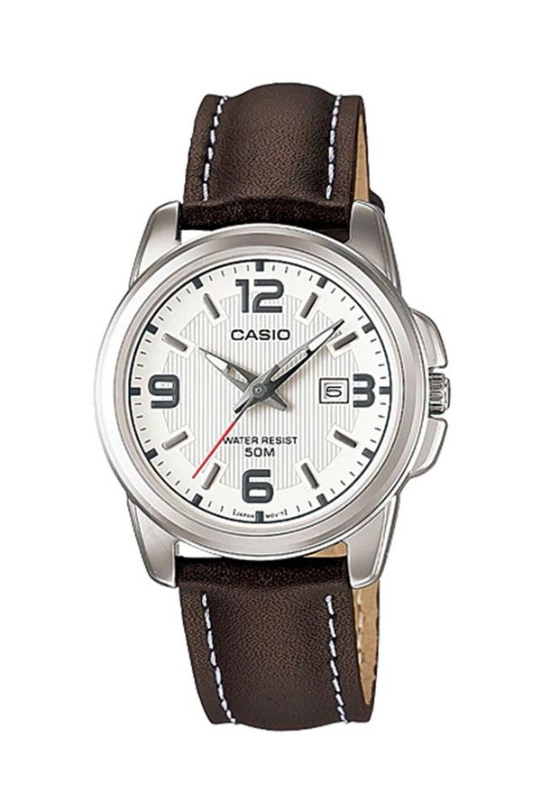 Casio-CASIO Women's Analog White Dial Watch - LTP-1314L-7A 1