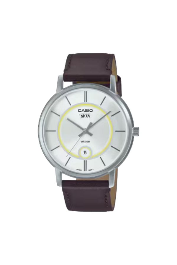 Casio-CASIO Men's Analog White Dial Watch - MTP-B120L-7AVDF 1