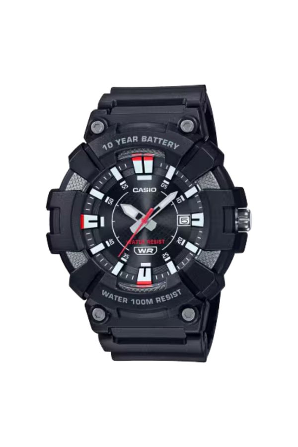 Casio-CASIO Men's Analog Black Dial Watch - MW-610H-1AVDF 1