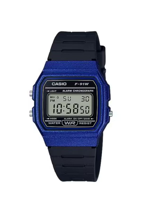 Casio-CASIO Unisex Digital Black Dial Watch - F-91WM-2A 1