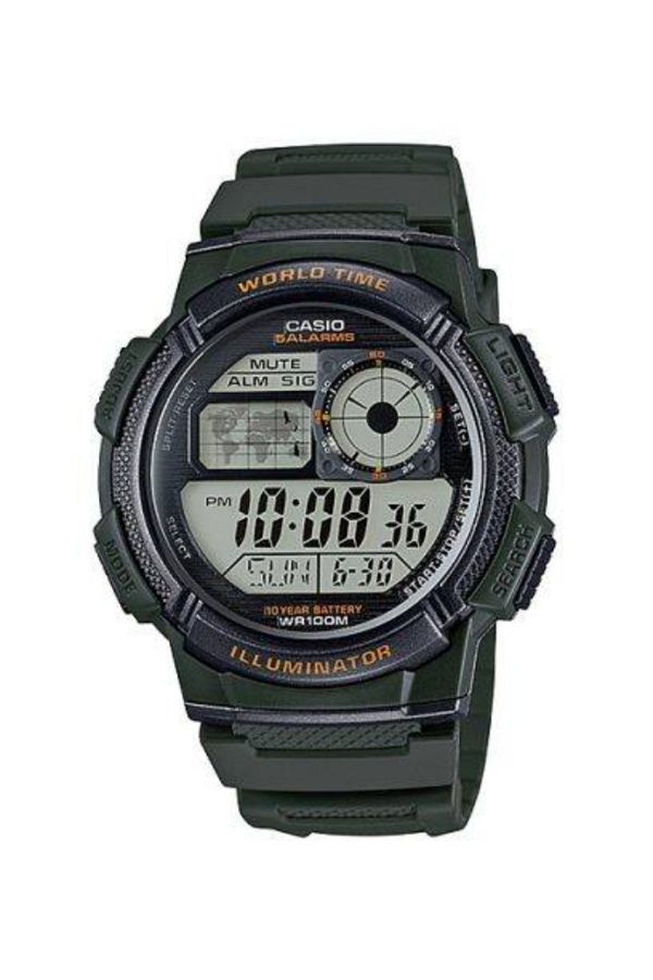 Casio-CASIO Men's Digital Grey Dial Watch - AE-1000W-3A 1