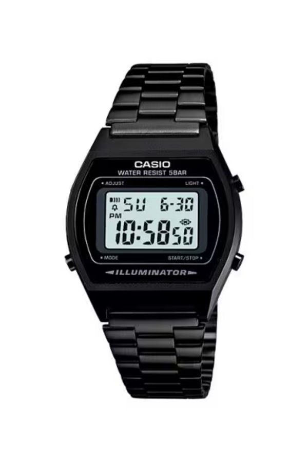 Casio-ساعة كاسيو الرقمية للجنسين بمينا رمادي - B640WB-1ADF 1