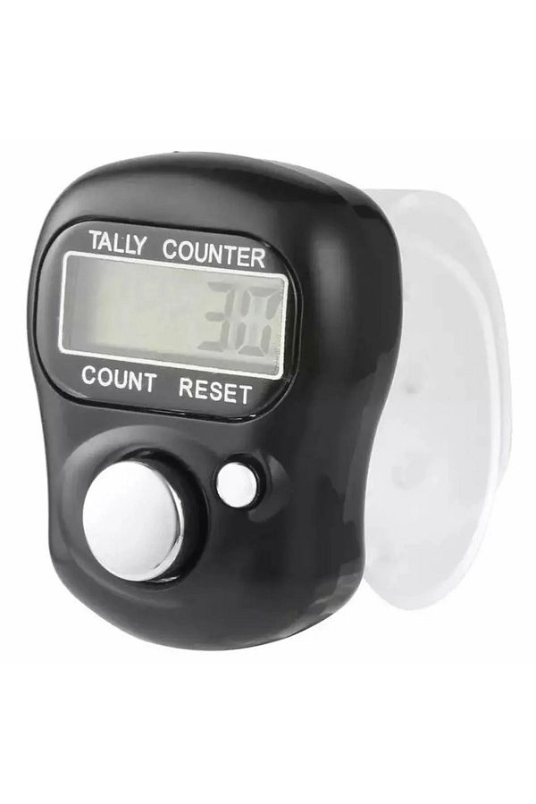 OEM-Digital electronic clicker, 1-99999, RESET button, LCD display, black/white 1