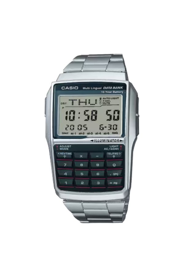Casio-ساعة كاسيو الرقمية للجنسين بمينا رمادي - DBC-32D-1A 1