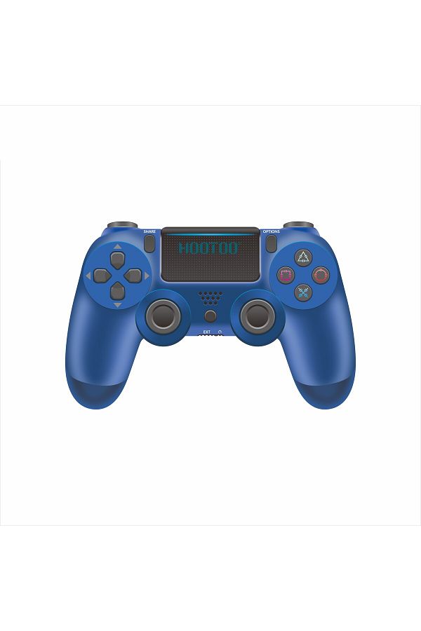 MOOGMAX-HOTO PlayStation 4 Wireless Controller with Built-in Battery, Microphone, and Headphone Jack, Compatible with Phones via Bluetooth 1