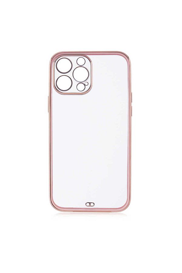 System Com-iPhone 12 Pro Max Compatible Sys Vo It Clear Case-Pink 1