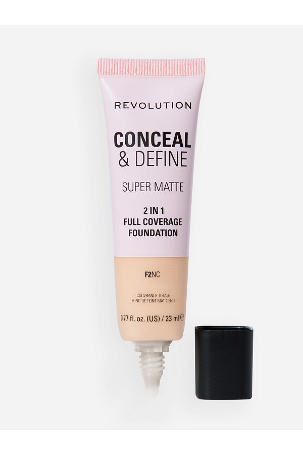Revolution-Conceal and Define Full Coverage Foundation F2NC - 23ml 1