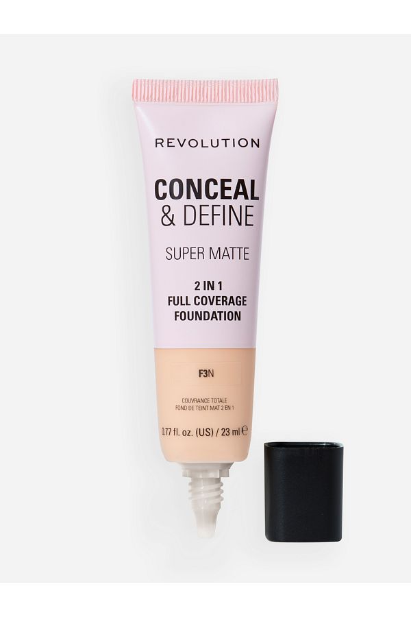 Revolution-Conceal and Define Full Coverage Foundation F3N - 23ml 1