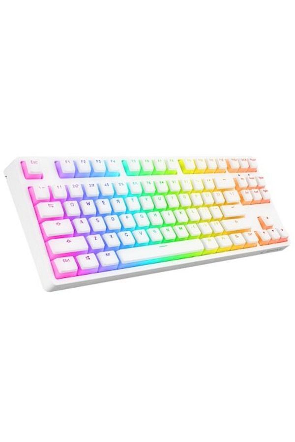 Rampage-Gaming Ghost Mechanical Keyboard, Rgb, Red Switches, Programmable, 1000hz, Anti-ghosting, Usb-c 1