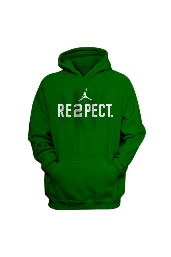 usateamfans-سويت شيرت بقلنسوة أخضر للرجال - Re2pect 1