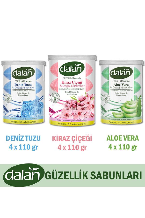 Dalan-Fresh&Minerals Soap Set 4X110 Gr 1