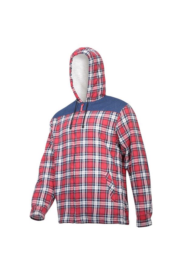 Lahti Pro-Checkered Flannel Padded Jacket / Red - 2Xl 1