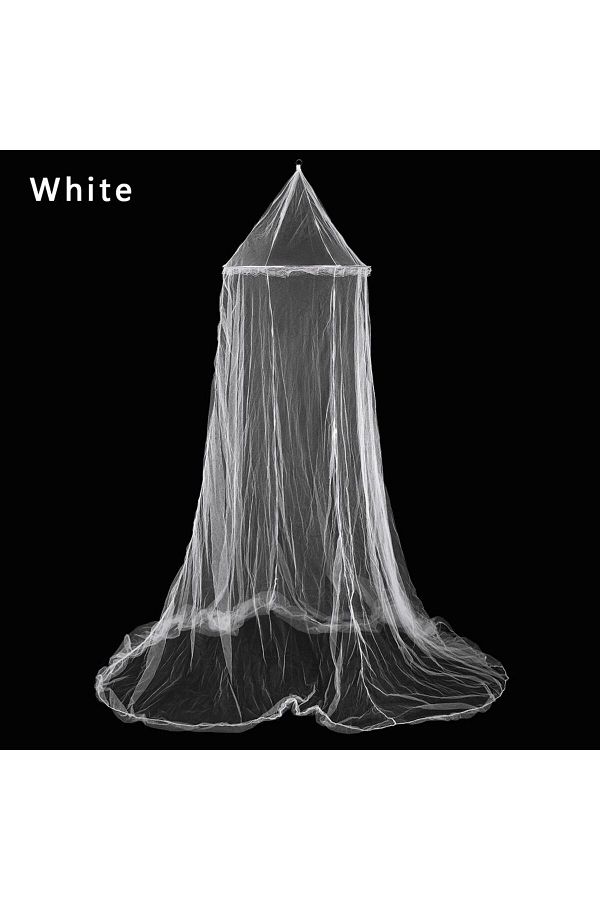 Choice-white Princess Mosquito Net Canopy Encryption Dome Fly Insect Mesh Repellent Protection Single Entry 1