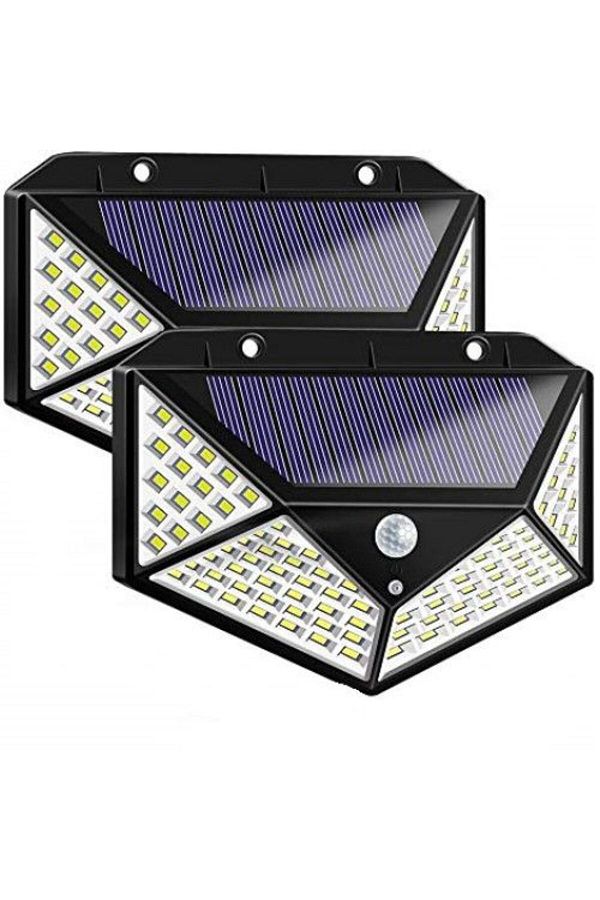 KATHODE-Solar-powered lamp, with motion and light sensors, 3 lighting levels, 100 x LED, KATHODE 1