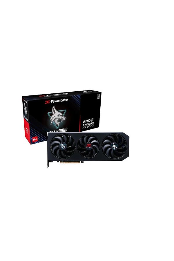 POWERCOLOR-Hellhound Radeon Rx9070 16G-L-Oc Gddr6 256Bit Aeae2Pwc0028 Gaming Graphics Card 1