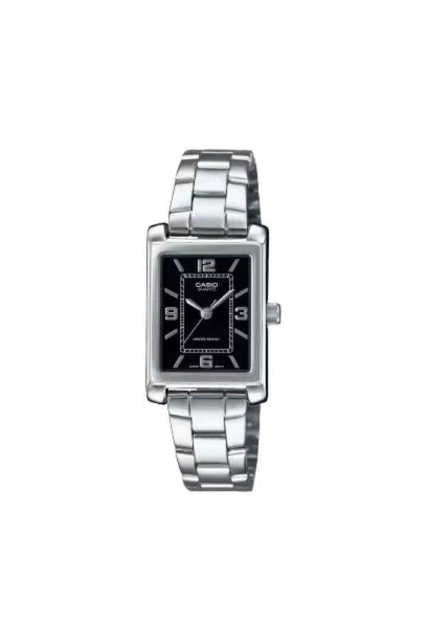 Casio-CASIO Women's Analog Black Dial Watch - LTP-1234DD-1ADF 1