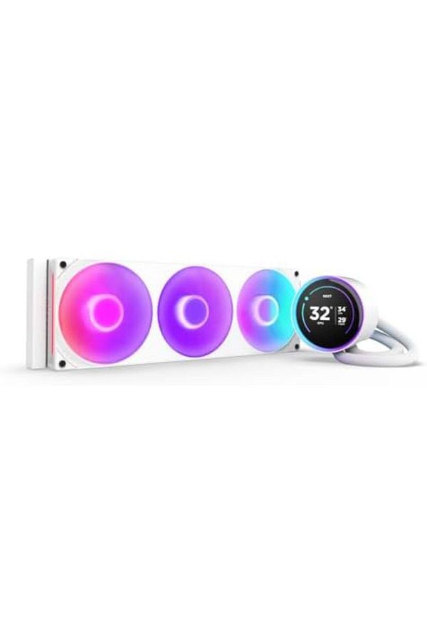 Nzxt-Kraken Elite 360 RGB Liquid Cooler for CPU - 2.7 Inch Customizable IPS LCD, Intel LGA1700/1200/ 1