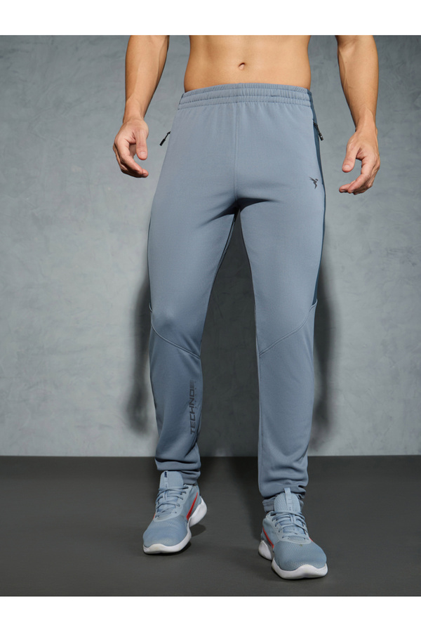 Technosport By Styli-بنطال رياضي رجالي بقصّة Slim Fit مع تقنية TECHNO DRY 1