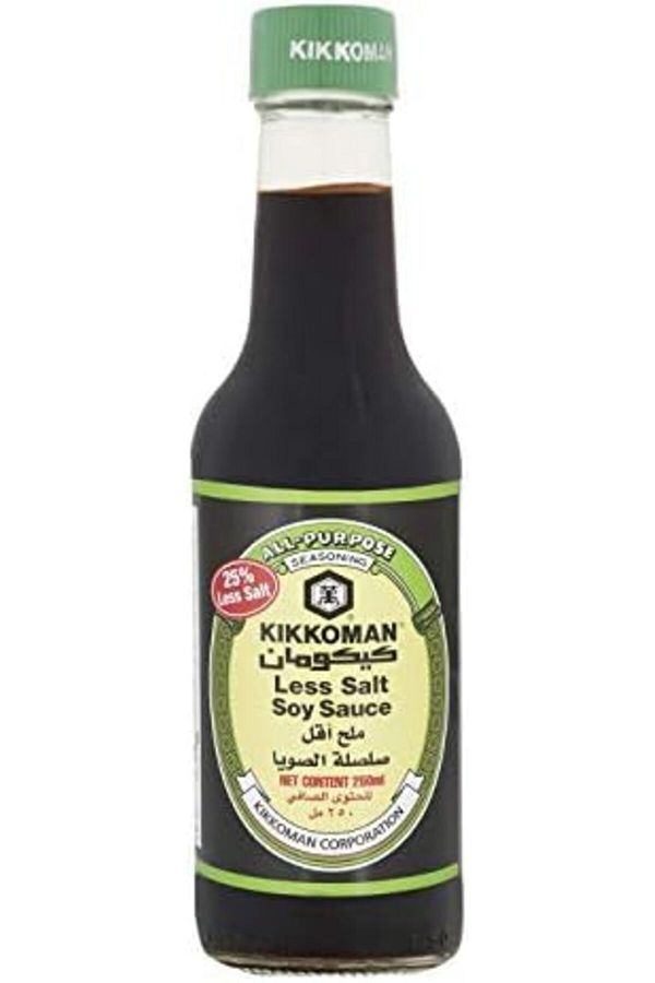 Kikkoman-Less Salt Soy Sauce, 250 ml 1