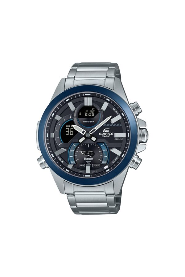 Casio-Men's Watch, Casio Edifice, Bluetooth Smartphone Link ECB-30DB-1AEF 1