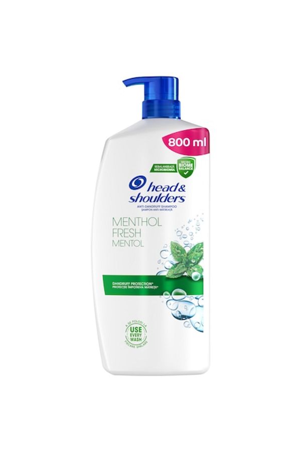 Head-Sampon Anti-matreata & Shoulders Menthol Fresh Pentru Orice Tip De Par, 800 ml 1