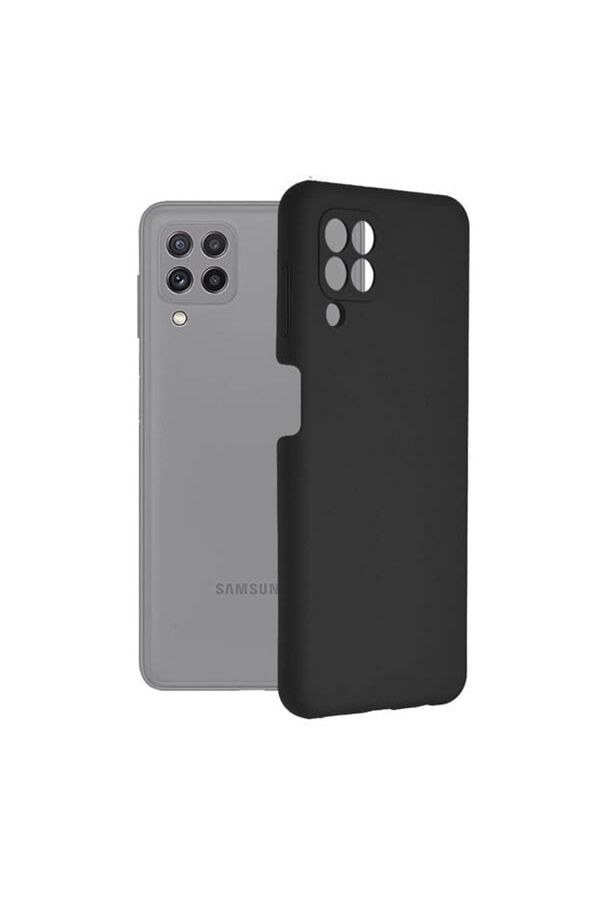 SprintMag-Protective Case for Samsung Galaxy A12 Soft Silicone Black UltraSlim SprintMag® 1