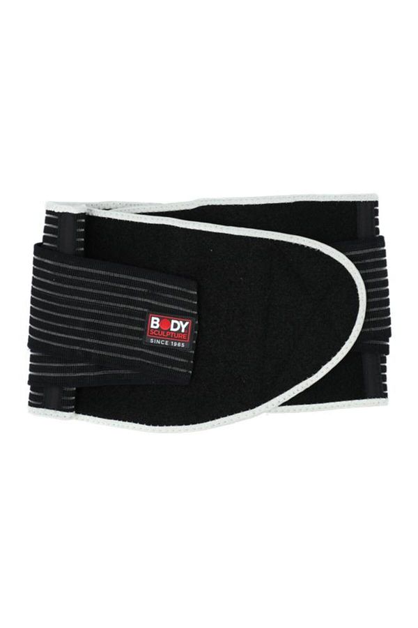 Generic-BODY SCULPTURE Hook and Loop Closure Breathable Back Support with Terry Cloth Black 1