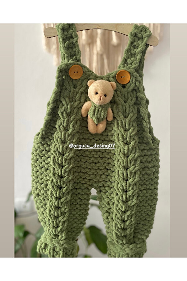 ÖRGÜCÜ DESİGN Puffy Bebek Tulum - Salopet