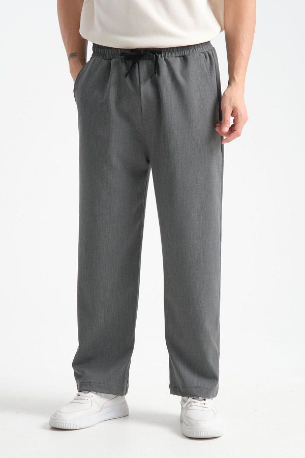 Redline-Men's Baggy Fabric Trousers - Ferith 1
