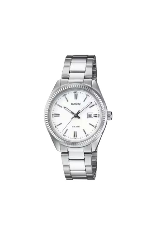 Casio-CASIO Women's Analog White Dial Watch - LTP-1302D-7A1 1