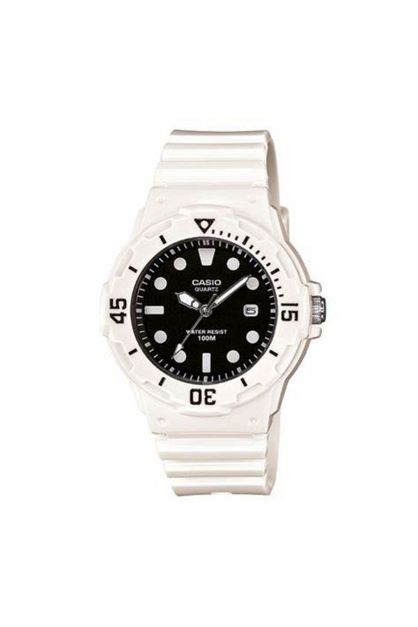 Casio-ساعة كاسيو النسائية التناظرية ذات الميناء الأسود - LRW-200H-1E 1
