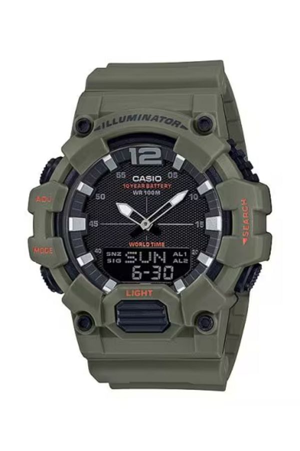 Casio-CASIO Men's Analog-Digital Black Dial Watch - HDC-700-3A2VDF 1