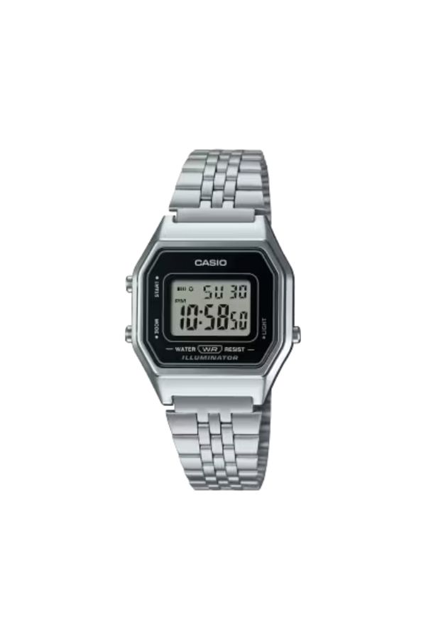 Casio-CASIO Men's Digital Grey Dial Watch - LA-680WA-1D 1