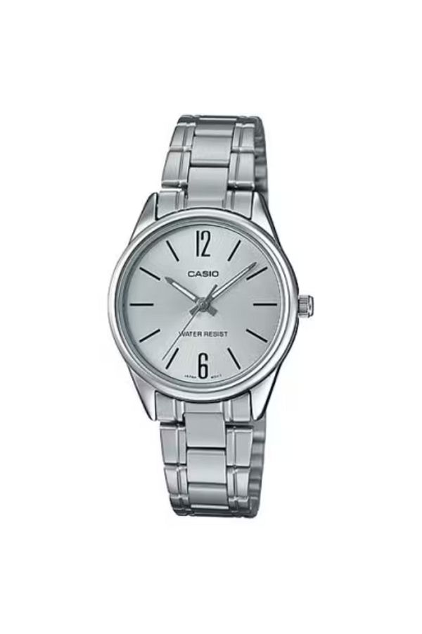 Casio-CASIO Women's Analog White Dial Watch - LTP-V005D-7B 1