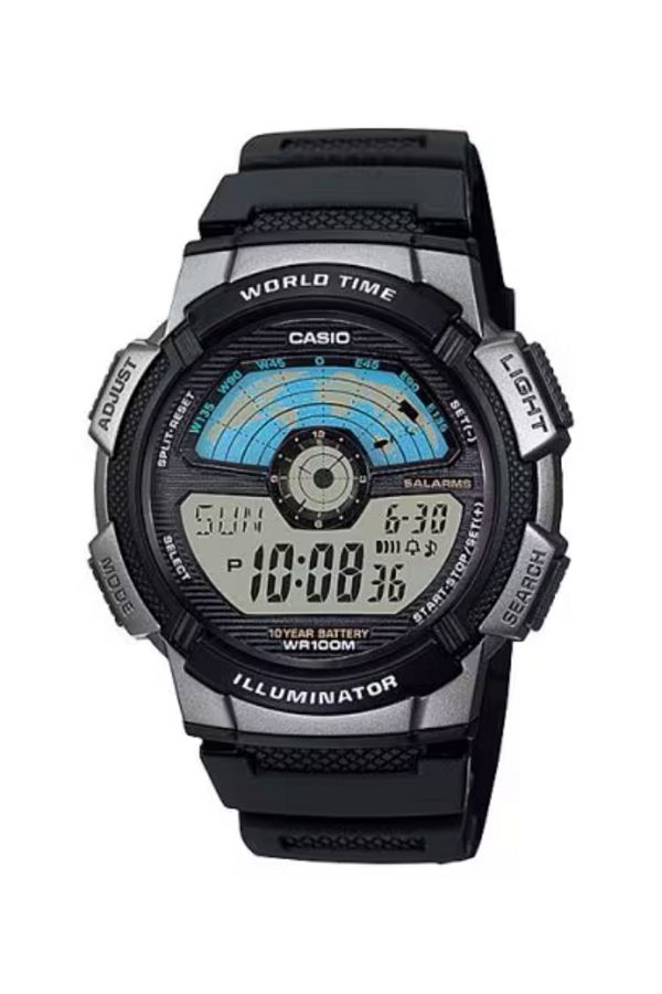 Casio-CASIO Men's Digital Grey Dial Watch - AE-1100W-1A 1