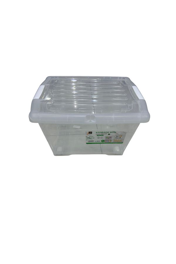 GENERAL-50L Rectangular Clear Food Storage Container Box with Wheels 1