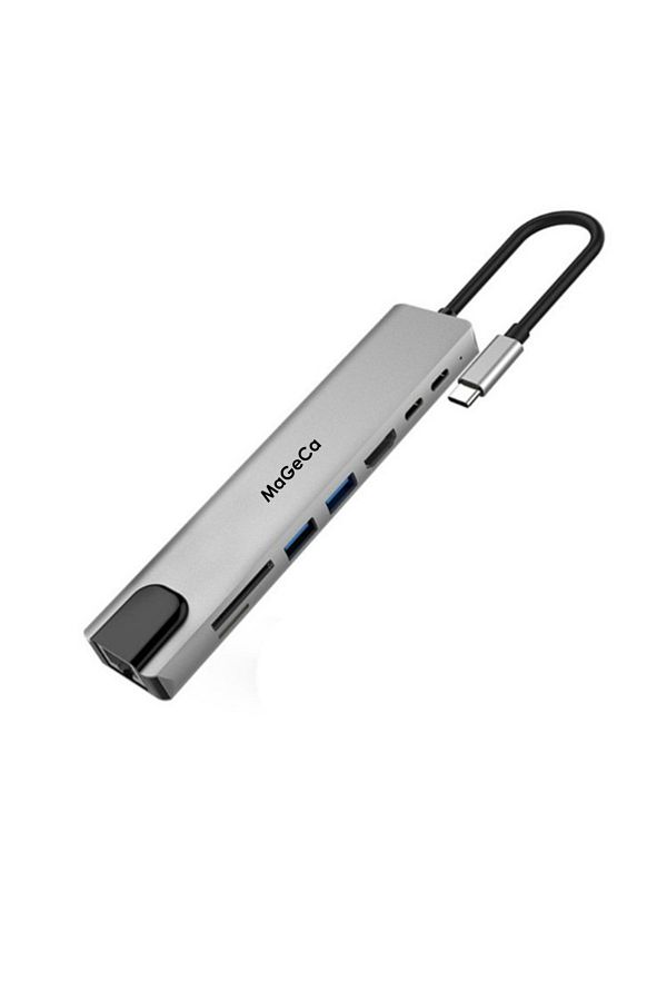 MaGeCa-Adaptor Multiport HUB MaGeCa 8 in 1 USB Type-C 1