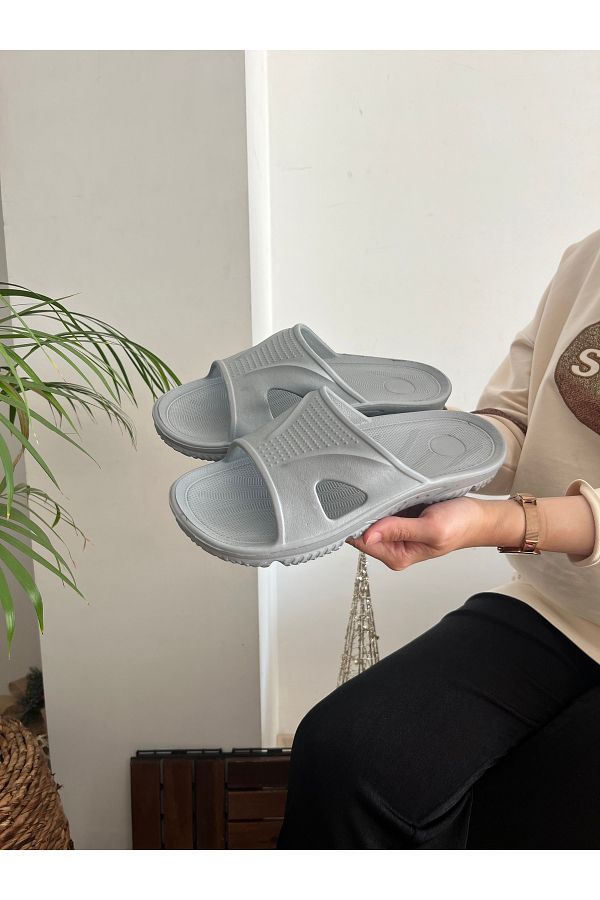 Behtah Kundura-Open Front Flexible Soft Non-Slip Balcony Bathroom Garden Toilet Slippers Paid Military Service 1