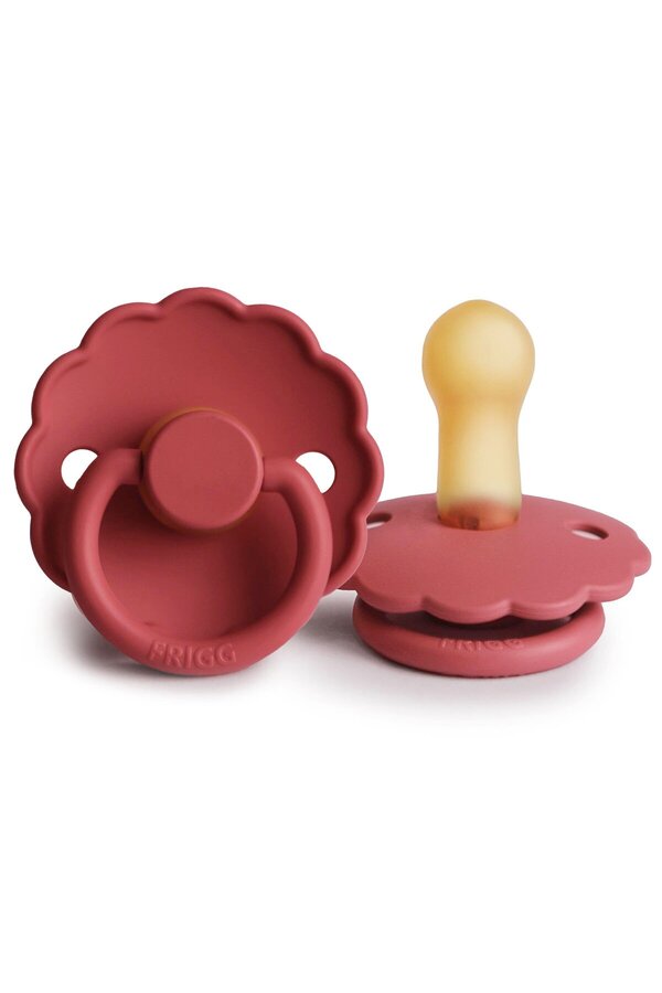 Frigg Frıgg Daisy Kauçuk Emzik - Scarlet 6-18 Ay