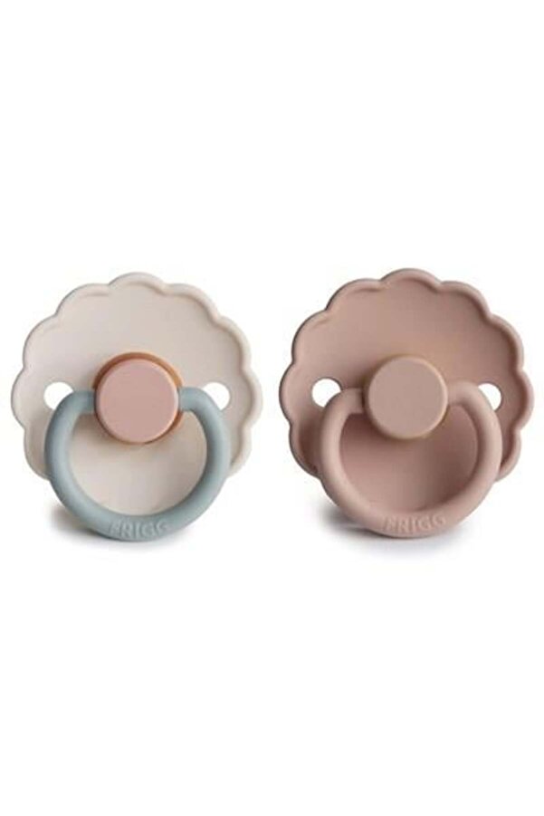 Frigg Daisy Ikili Kauçuk Emzik - Cotton Candy / Blush 6-18 Ay